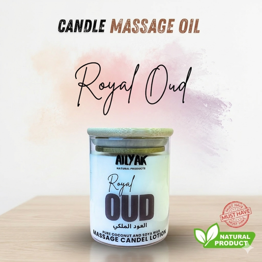Massage Oil Royal Oud (candle lotion)